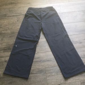 Lululemon wide leg navy pants